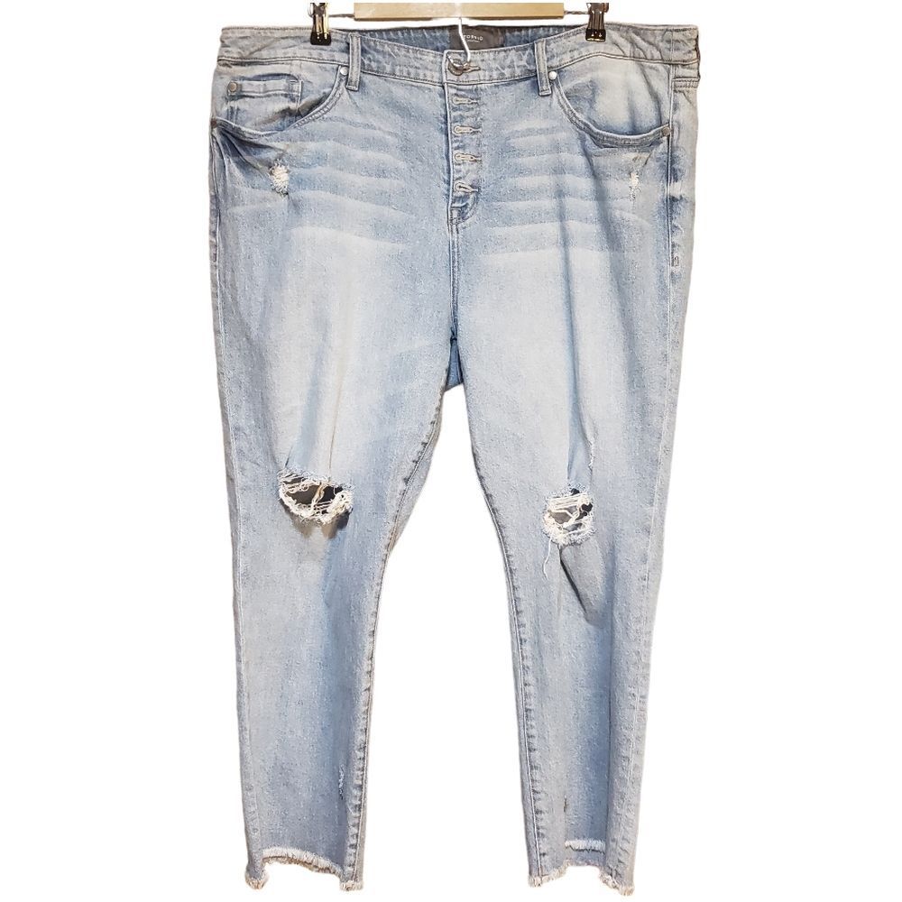 Torrid Distressed Skinny Jeans Size‎ 20R Western